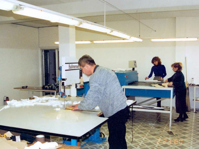 The workshop of clothes cutting