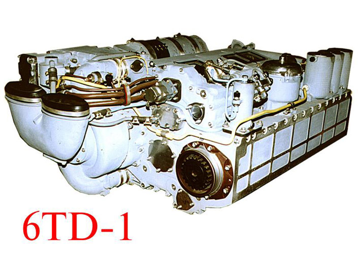 Two-stroke turbopiston engines 6TD-1