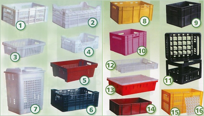 Molds for die casting for production of different polymeric packages from plastic