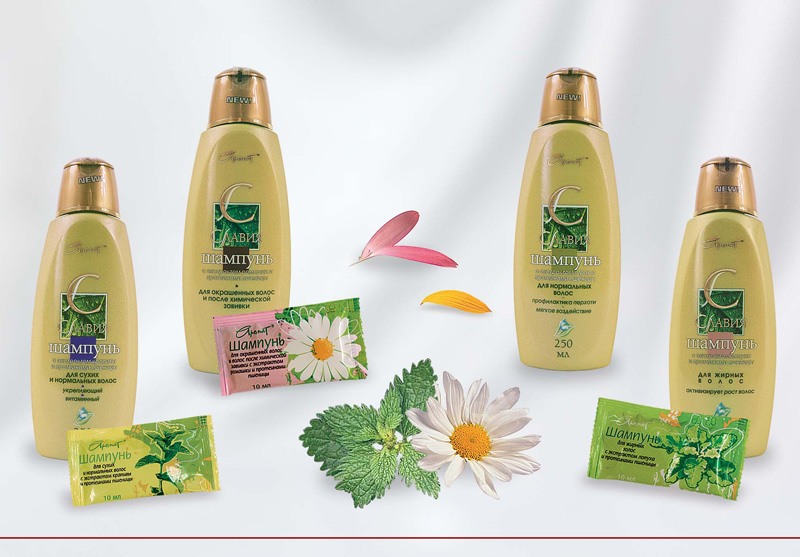 Complex of system for hair care "Slavia"
