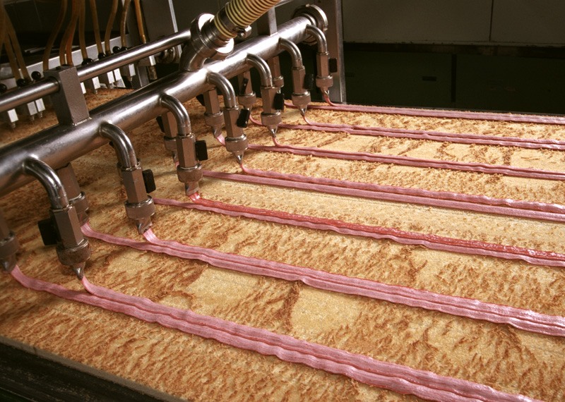 Sponge cakes and Swiss rolls production line