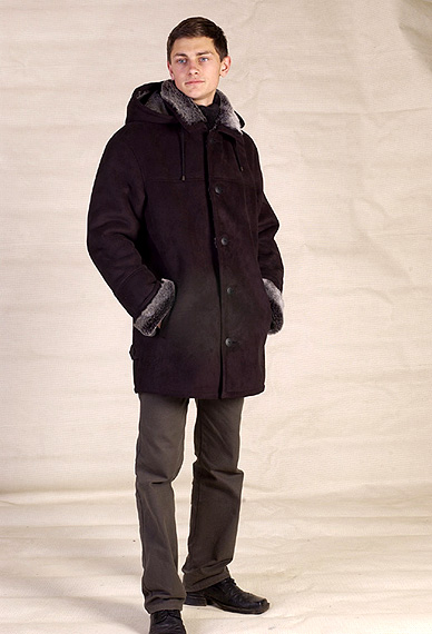 Sheepskin coat for men