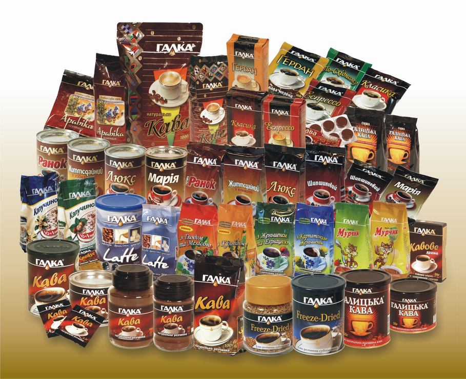 "Galka Ltd" JV is the major Ukrainian producer of coffee and coffee-related products. 