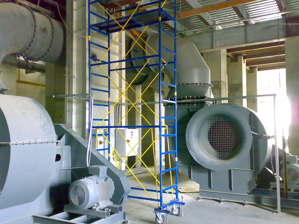 Installing of Air-ventilation chamber.